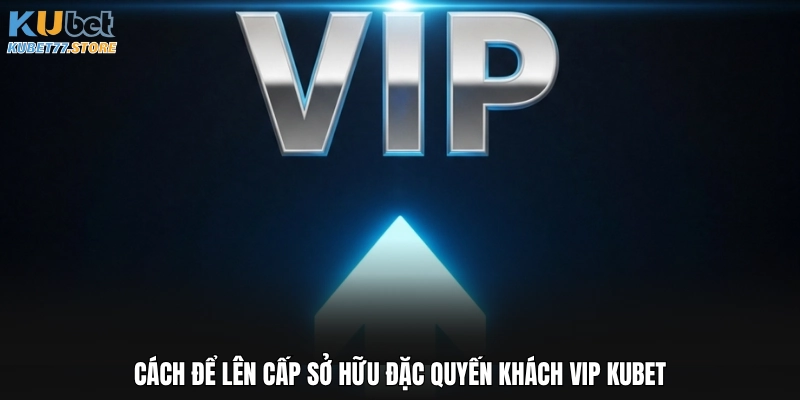 Cách để lên cấp sở hữu đặc quyền khách VIP Kubet