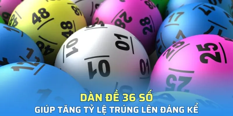 Dàn đề 36 số giúp tăng tỷ lệ trúng đề lên đáng kể